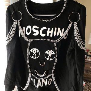 Moschino style women hoodie